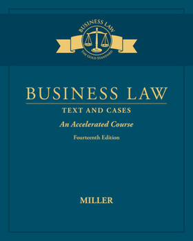 Paperback Business Law: Text & Cases - An Accelerated Course Book