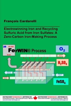 Paperback Electrowinning Iron and Recycling Sulfuric Acid from Iron Sulfates: a Zero-Carbon Iron-Making Process Book