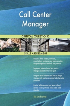 Paperback Call Center Manager Critical Questions Skills Assessment Book