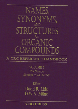 Hardcover Names, Synonyms, and Structures of Organic Compounds Book
