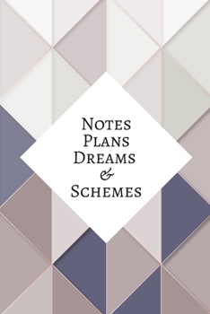 Paperback Notes Plans Dreams & Schemes: A Cornell-Style Blank Notebook for Business or Personal Use Book