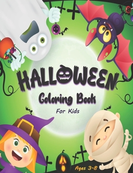 Paperback HALLOWEEN Coloring Book for Kids ages 3-8 Book