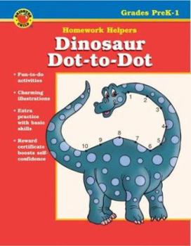 Paperback Dinosaur Dot-to-Dot Book
