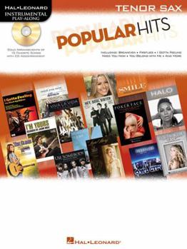 Paperback Popular Hits: Tenor Sax [With CD (Audio)] Book