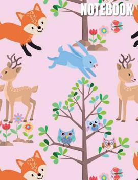 Notebook : Fairy Forrest Cover (8. 5 X 11) Inches 110 Pages, Blank Unlined Paper for Sketching, Drawing , Whiting , Journaling and Doodling