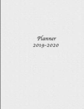 Paperback Planner 2019-2020: Weekly & Monthly 2019-2020 Planner Book