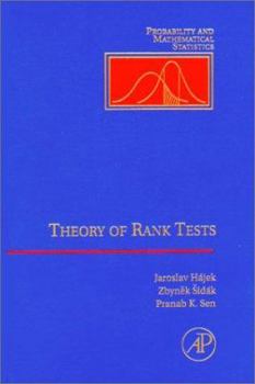 Hardcover Theory of Rank Tests Book