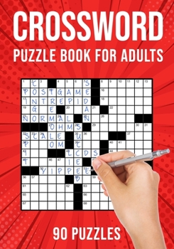 Paperback Crossword Puzzle Books for Adults: Cross Words Activity Puzzlebook 90 Puzzles (US Version) Book