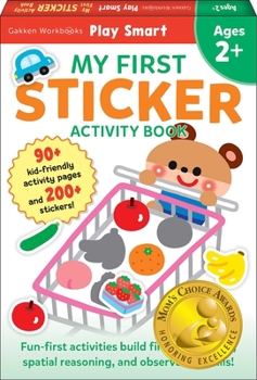 Paperback Play Smart My First Sticker Book: For Ages 2+ Book