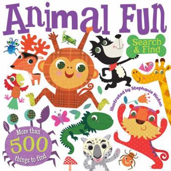 Hardcover Animal Fun Search and Find Book