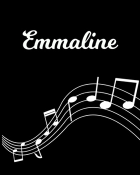 Emmaline: Sheet Music Note Manuscript Notebook Paper | Personalized Custom First Name Initial E | Musician Composer Instrument Composition Book | 12 ... Guide | Create Compose & Write Creative Songs