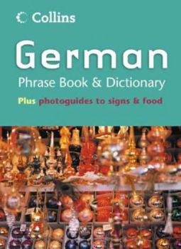 Paperback German Phrase Book & Dictionary Book