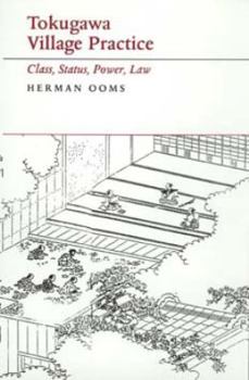 Hardcover Tokugawa Village Practice Book