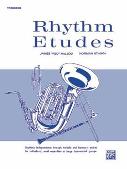 Paperback Rhythm Etudes: Trombone Book
