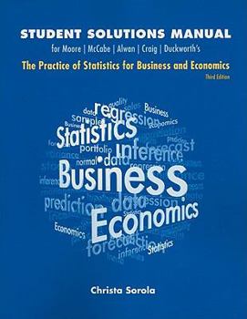 Paperback Student Solutions Manual for Practice of Statistics for Business and Economics Book