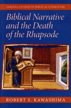 Hardcover Biblical Narrative and the Death of the Rhapsode Book