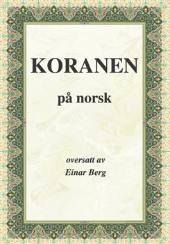 Paperback Koranen på norsk [Norwegian] Book