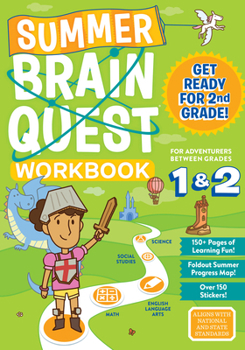 Paperback Summer Brain Quest: Between Grades 1 & 2 Book