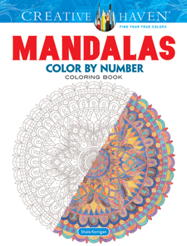 Paperback Creative Haven Mandalas Color by Number Coloring Book
