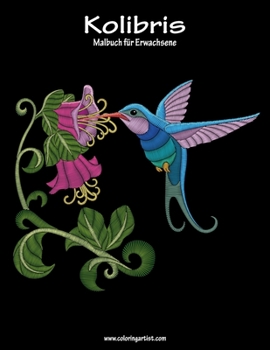 Paperback Malbuch mit Kolibris für Erwachsene 1 [German] Book