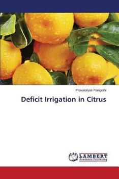 Paperback Deficit Irrigation in Citrus Book