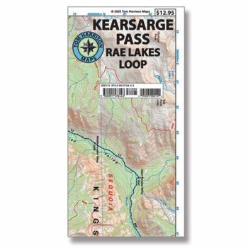 Map Kearsarge Pass: Rae Lakes Loop Book