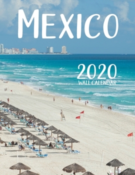 Paperback Mexico 2020 Wall Calendar Book