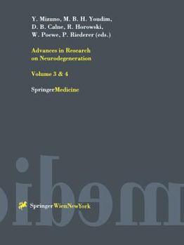 Advances in Research on Neurodegeneration: Volume 3 & 4 (Journal of Neural Transmission. Supplementa)