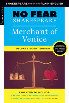 Paperback Merchant of Venice: No Fear Shakespeare Deluxe Student Editions - Shakespeare Side-By-Side Plain English Book