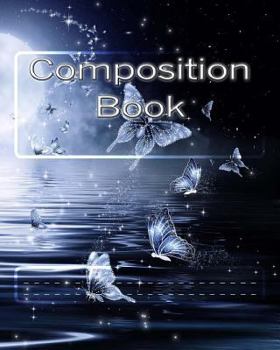 Paperback Composition Book: Butterfly Stars Book