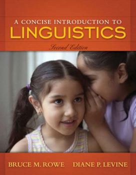 Paperback A Concise Introduction to Linguistics Book
