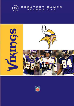 DVD NFL Vikings 5 Greatest Games Volume 1 Book