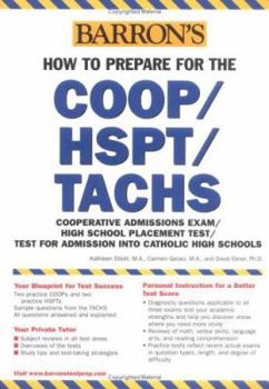 Paperback How to Prepare for the Coop/Hspt/Tachs Book