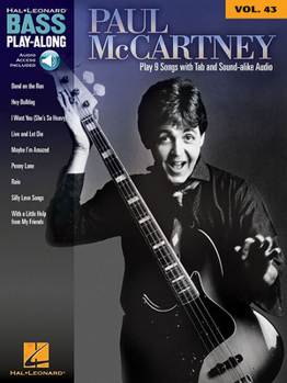 Hardcover Paul McCartney Bass Play-Along Volume 43 Book/Online Audio Book