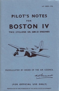 Paperback Douglas Boston 4 - Pilot's Notes Book
