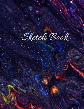 Sketch Book:  Large Artistic Creative Colorful Notebook for Drawing, Writing, Painting, Sketching or Doodling | Gift Idea for Artists, Students and Kids: 8.5"x11"- 110 pages glossy finish notebook