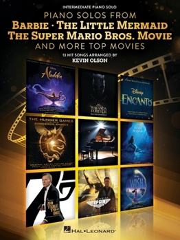 Paperback Piano Solos from Barbie, the Little Mermaid, the Super Mario Bros. Movie & More Top Movies Arranged for Intermediate Piano Solo by Kevin Olson\ Book