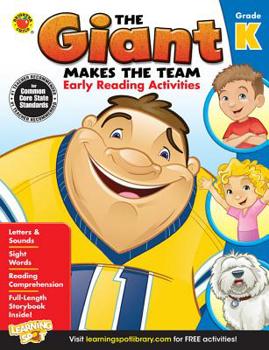 Paperback The Giant Makes the Team, Grade K: Early Reading Activities Book