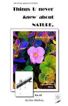 Paperback Things U never knew about NATURE, But really did. Book