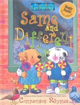 Library Binding Same and Different Comparison Rhymes Book