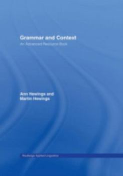 Hardcover Grammar and Context: An Advanced Resource Book