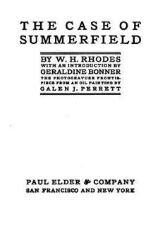 Paperback The Case of Summerfield Book