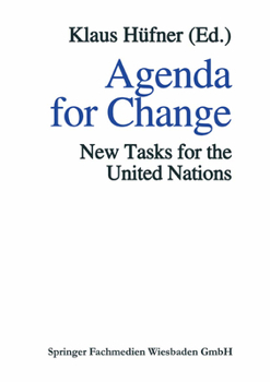 Paperback Agenda for Change: New Tasks for the United Nations Book
