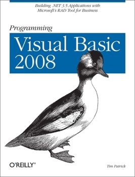 Paperback Programming Visual Basic 2008 Book