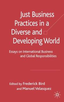 Hardcover Just Business Practices in a Diverse and Developing World: Essays on International Business and Global Responsibilities Book