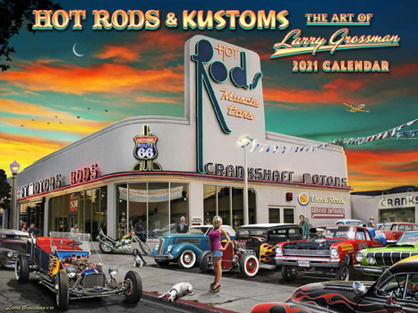 Calendar Cal 2021- Hot Rods & Kustoms Wall Book