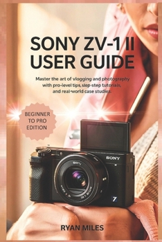 Paperback Sony ZV-1 II User Guide Book