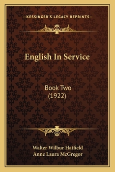 Paperback English In Service: Book Two (1922) Book
