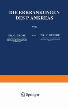Paperback Die Erkrankungen Des Pankreas [German] Book
