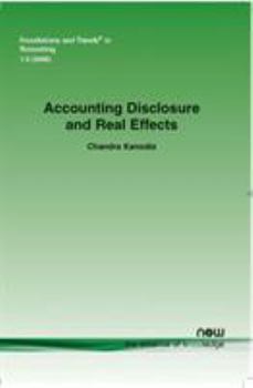 Paperback Accounting Disclosure and Real Effects Book